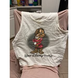 Vintage Walt Disney World Grumpy Shirt Size XL
